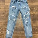 One Teaspoon  Jeans Womens Size 24 Low Rise Distressed Boyfriend Grunge Y2K Photo 0