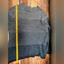 Christopher & Banks Blue Ribbed Sweater Long Sleeves Photo 7