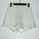 Missguided NEW  White Coord High Waisted Tailored Shorts Size 4 Photo 2