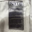 NYDJ  Sz 12 Girlfriend Jeans Cool Embrace Lift Tuck High Rise Optic White Stretch Photo 10