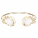 Kendra Scott  Andy Bracelet Ivory Mother of Pearl Gold Adjustable Pinch Cuff Photo 0