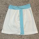 Nike Womens XS Dri-Fit Golf Skort Skirt White Blue 640552 Photo 3