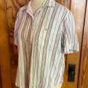 Cabin creek Retro 90s  stripes & flower button down top Photo 5