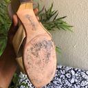 Taryn Rose kitten heels and cream open toe slides sandals mules Photo 2