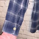 Pepe Jeans  London Vintage Blue Plaid Flannel Photo 3