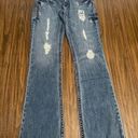 Cruel Girl Relaxed Lydia Bootcut Distressed Western Denim Jeans Women's 7 Long Photo 12