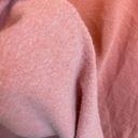 belle du jour  Cropped Quarter Button Collar Peach Long Sleeve Fleece Lined Top M Photo 6