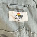 Marine layer  Kelly Belted Trench Coat Faded Sage/Olive Green Size Small Photo 10