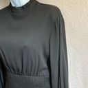 Habit #211 , long sleeve black ruffle dress size large Photo 5