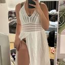 White Crochet Swimsuit Cover Up Photo 0