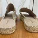 Seven Dials  Wendelle Faux Suede Tasseled Espadrille Slide Sandal Stone Beige 11 Photo 5