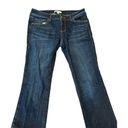 CAbi  967R Jeans Women Sz 6 Mid Rise Flare Bootcut Dark Wash Blue Denim Photo 1