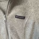 Columbia Womens Gray Fleece Full Zip Jacket Photo 1