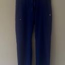 FIGS  Yola Skinny Scrub Pants Unisex Size S Navy Blue Workwear Multiple Pockets Photo 5