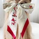 Christmas Santa Print Thin Purse Scarf / Hairband / Scarf Photo 4