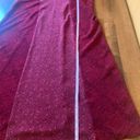 Norton Mcnaughton  maxi sleeveless burgundy b-neck dress.  Size L Photo 3