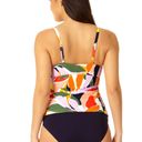 Anne cole New : Palm Party Surplice Tri Tankini Top 34C/36B Multi Color Photo 1