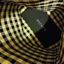 Rothy's  Lightweight Tote Black and Canvas Gingham NEW without tag Photo 2