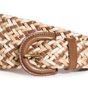 Madewell  Genuine Woven Leather Belt Size XXS/S 41.5 Inches Coastal Beachy Photo 0