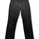 Jones New York  Black Jeans Lexington Straight Embellished Size 10 Photo 0