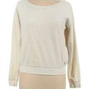 Juicy Couture Vintage  Y2K CreamyOversized Terry Boatneck Pullover Sz S Photo 0