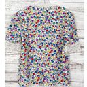 Oscar de la Renta Vintage Miss O by  Floral Short Sleeve Top Multi-Color Size XL Photo 10