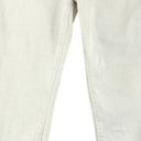 Good American  Womens Size 0/25 Jeans Cream Straight Leg Denim Pants TINY FLAW Photo 2