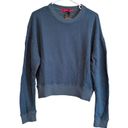 n:philanthropy New  Women's  Sela-Sweatshirt Cropped Navy Size S Photo 4