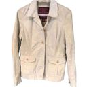 Eddie Bauer Vintage  SEATTLE SUEDE Women’s Blazer Washable Suede Tan pockets - M Photo 0