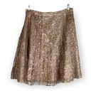 The Moon Heart Star Rose Gold Floral Lace Skirt | Size 2 | Vintage Y2K Elegance Photo 2