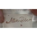 Allie Rose Vintage style polka dots peplum top Size MEDIUM White Black Photo 6