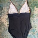 Ralph Lauren Y2K Lauren  animal print ring halter one piece swimsuit, size 12 Photo 4