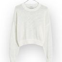 Madewell  Loose-Knit Crewneck Sweater Women's Small Natural Long Sleeve NWT Photo 0