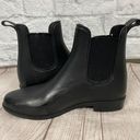 Target women 6 black slip on rain ankle boots Photo 1