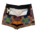 Flying Tomato  Rear Zip Casual Shorty Shorts. Tribal Pattern, Women's Medium EUC! Photo 3