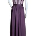 Vera Wang White by  Charmeuse and Chiffon Bridesmaid Dress Plum (Purple) Photo 2