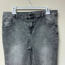 Wonder Nation  16 Slim Husky Grey Wash Distressed Skinny Jeans Denim Gray Photo 2