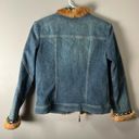 St. John  fur jean jacket size‎ 2 Photo 1