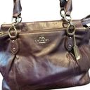 Coach  purple‎  Leather Hobo Shoulder Bag Women's Casual Photo 0