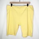 Mate the Label  Yellow Biker Shorts NWT in 3X Photo 0