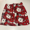 Krass&co Vintage Y2K G.A.S. . Black Red & White Floral Mini Skirt Photo 7