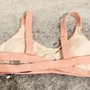 PilyQ  Light Pink Bikini Top Size Medium M NWT Photo 1