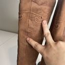 FREEBIRD by Steven  Berlin Knee High Suede Riding Boots Brown Distressed Size 6 Photo 11