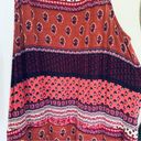 American Eagle Boho Festival Paisley Print Sundress High Neck Maxi Dress; Size M Photo 3