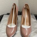 Patent Leather Nude Heels Tan Size 7.5 Photo 1