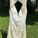 JVN by Jovani Size 4 White & Gold Crystal Embellished Prom Dress Photo 8