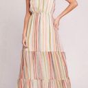 BB Dakota  Revolve Maxi-mum Multicolor Stripe Maxi Summer Dress Size Small Photo 0