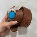 Fossil ‎ tooled leather belt size small Photo 1