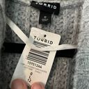 Torrid NWT Light Grey  Duster with Hood SIze 0 Long, Soft, Pockets! Photo 2