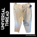 Universal Threads Universal Thread Goods Co. Women's White Cropped Tapered Leg Jeans Size 31 NWT Photo 1